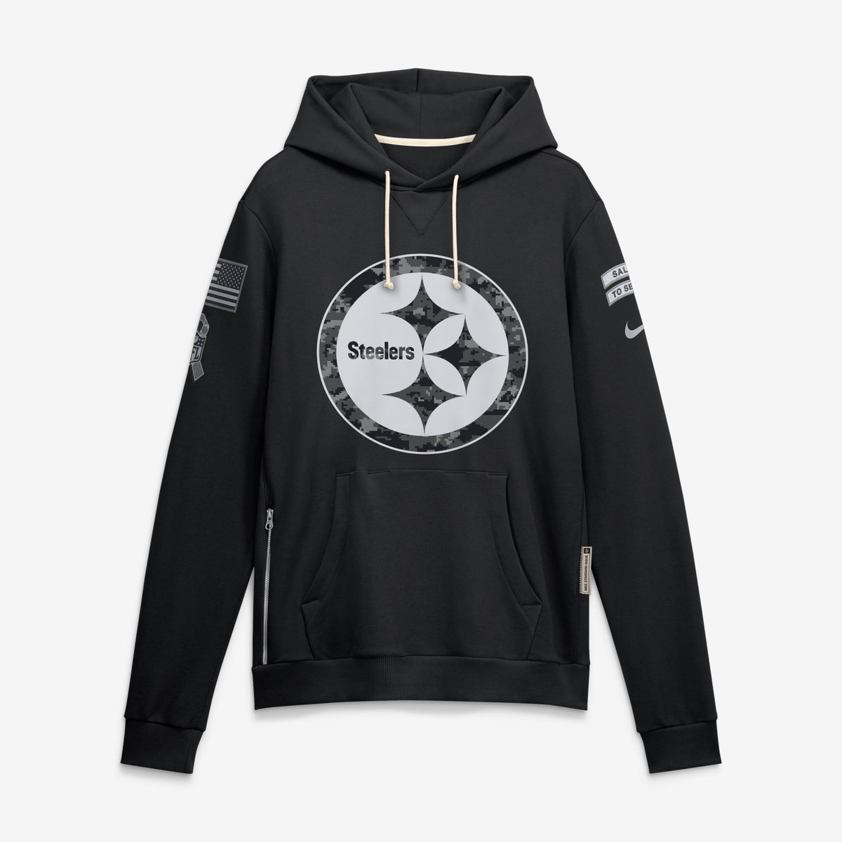 NFL Pittsburgh Steelers Nike 2026 Salute to Service Hoodie- Black