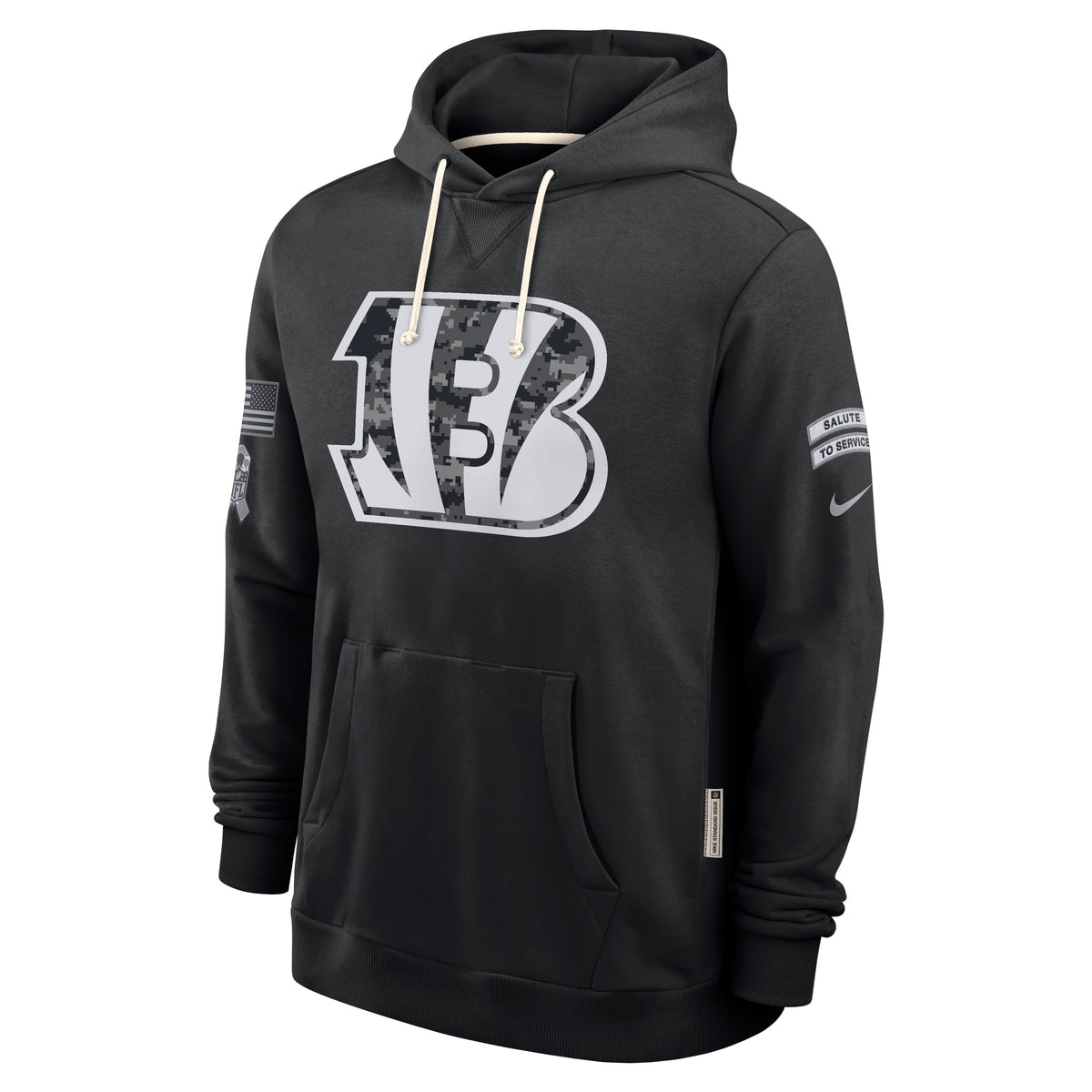 NFL Cincinnati Bengals Nike 2026 Salute to Service Hoodie- Black