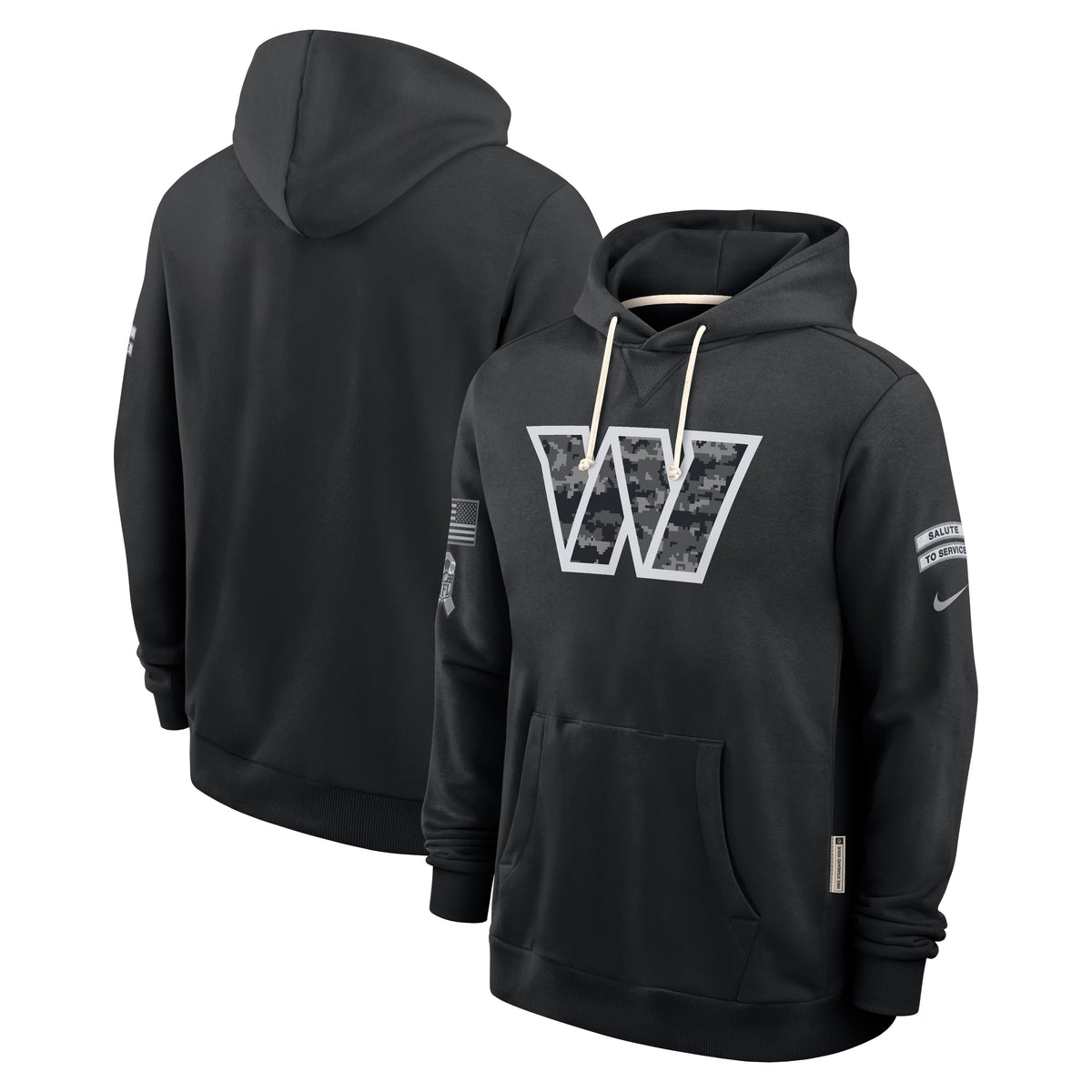 NFL Washington Commanders Nike 2026 Salute to Service Hoodie- Black