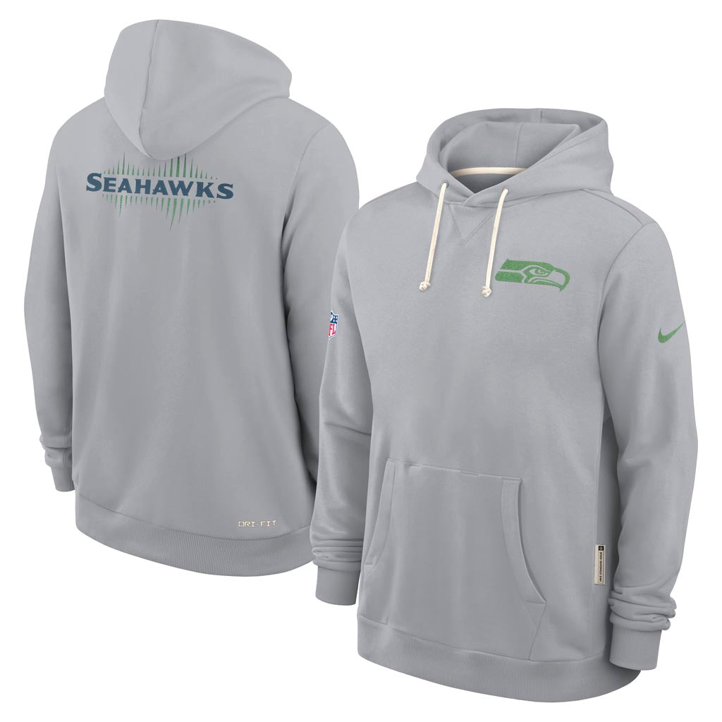 NFL Seattle Seahawks Nike Rivalries Sideline Pullover Hoodie - Gray