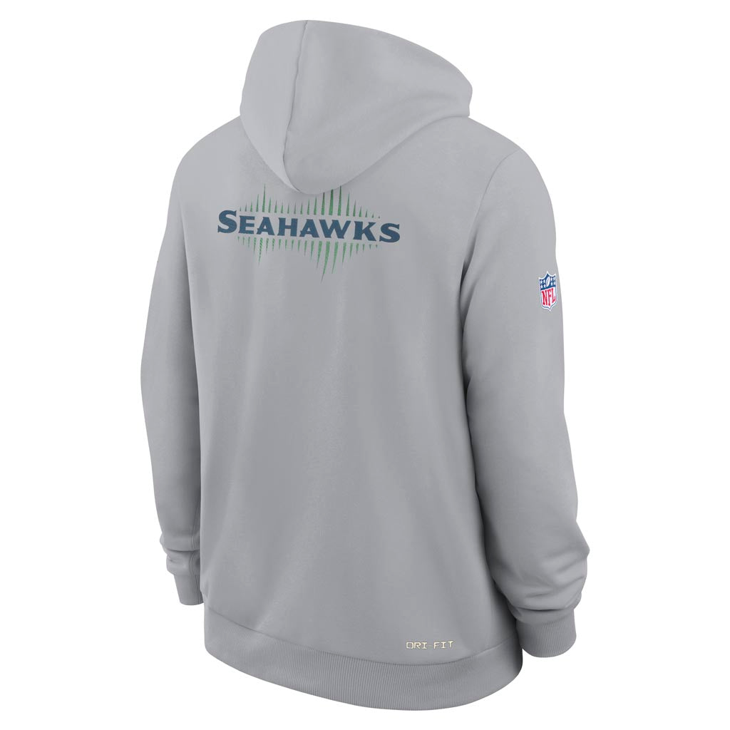 NFL Seattle Seahawks Nike Rivalries Sideline Pullover Hoodie - Gray