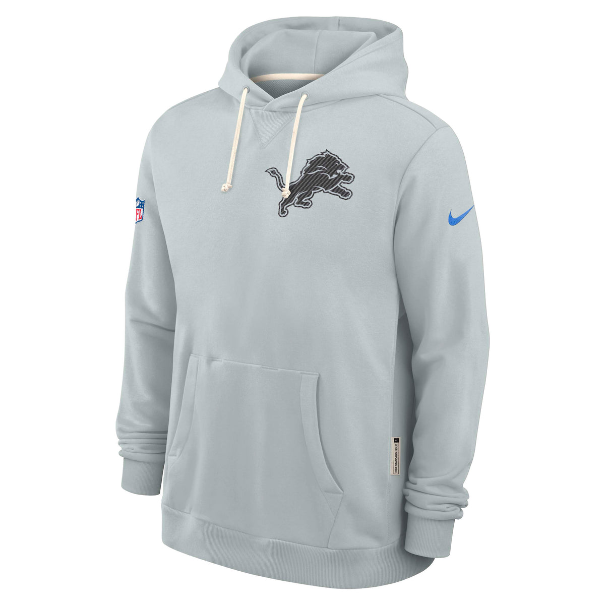 NFL Detroit Lions Nike Rivalry Sideline Pullover Hoodie- Silver