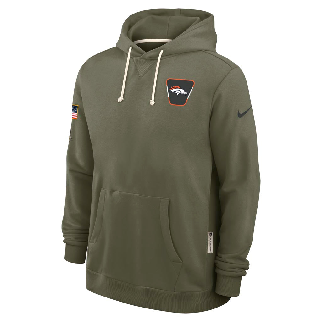 NFL Denver Broncos Nike 2025 Salute to Service Pullover Hoodie - Green