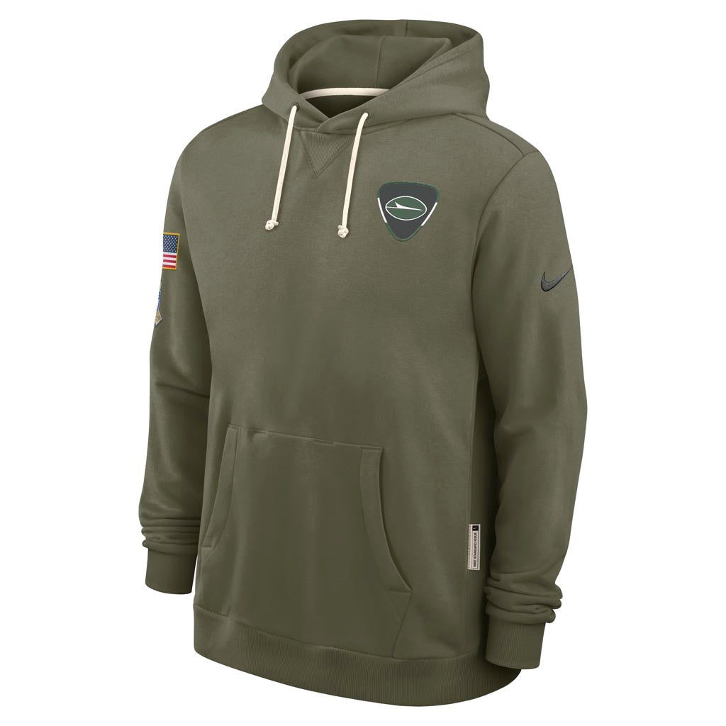 NFL New York Jets Nike 2025 Salute to Service Pullover Hoodie - Green