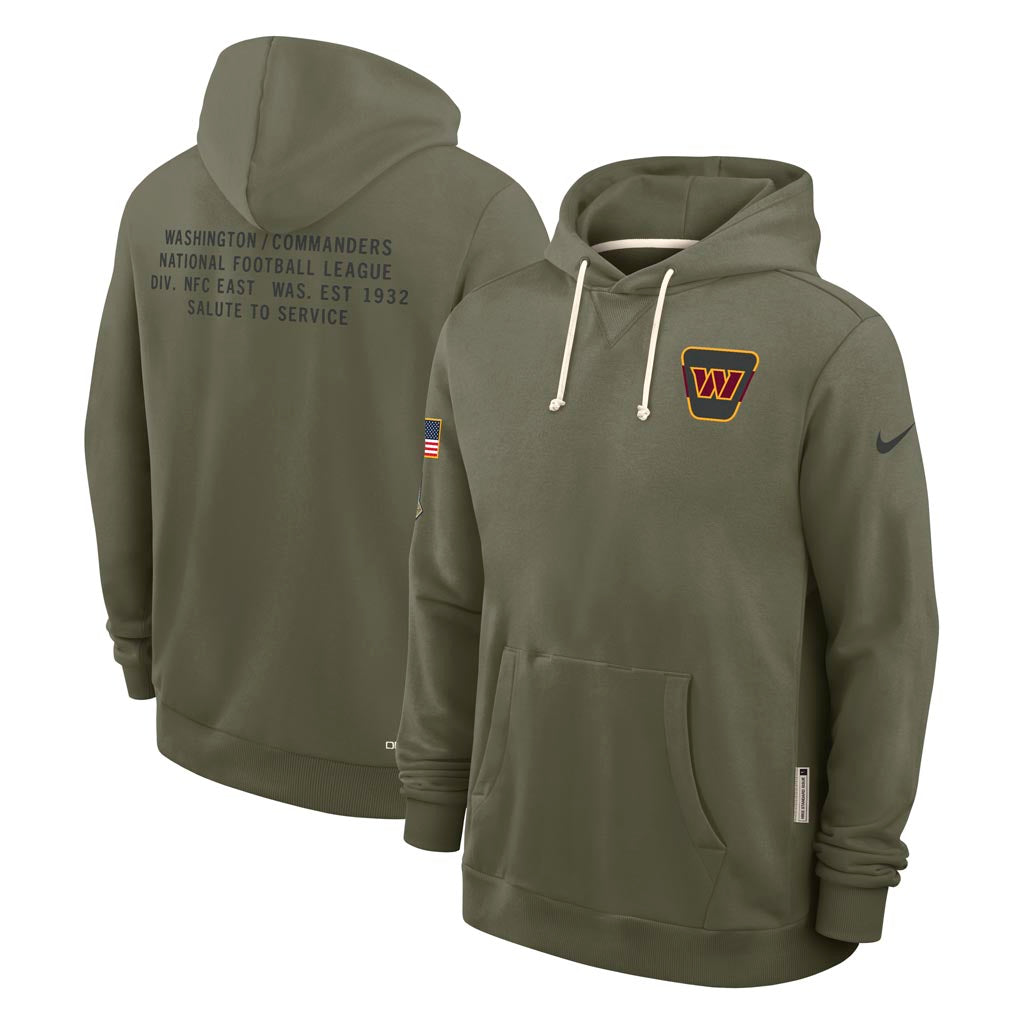 NFL Washington Commanders Nike 2025 Salute to Service Pullover Hoodie - Green