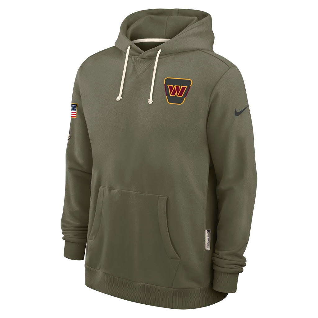 NFL Washington Commanders Nike 2025 Salute to Service Pullover Hoodie - Green