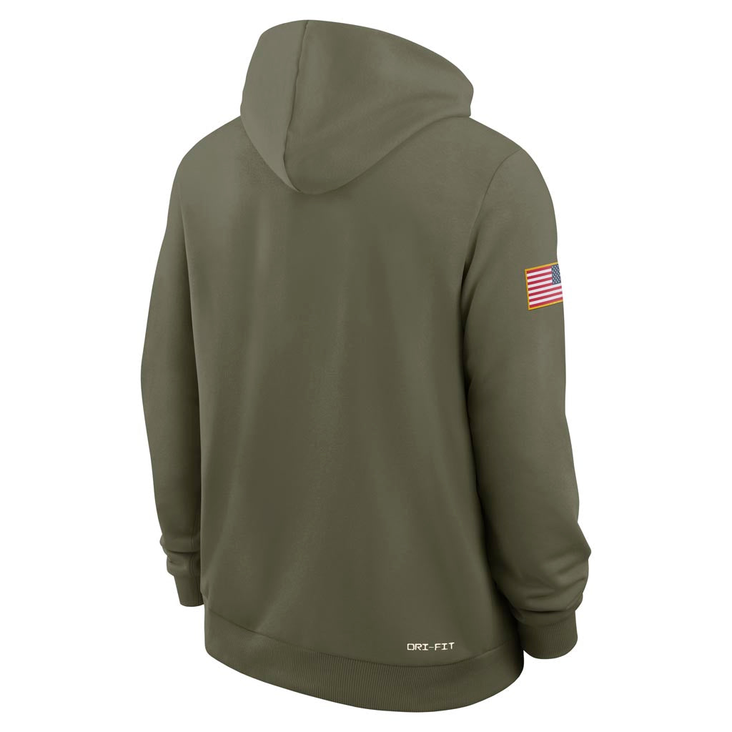 NCAA Arizona Wildcats Nike Dri-FIT Military Appreciation Pullover Hoodie - Green