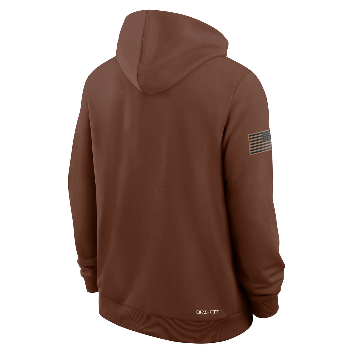 NCAA Arizona Wildcats Nike Dri-Fit Military Pullover Hoodie- Brown
