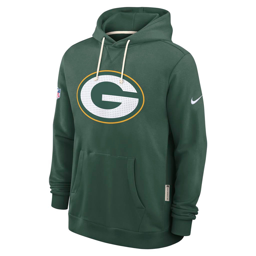 NFL Green Bay Packers Nike 2025 Sideline Standard Issue Pullover Hoodie - Green