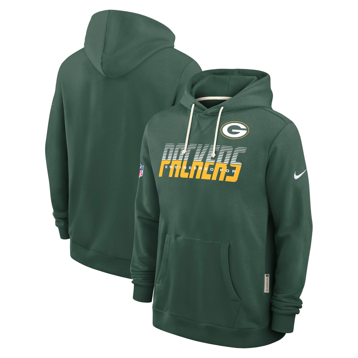 NFL Green Bay Packers Nike 2026 Sideline Pullover Hoodie- Green