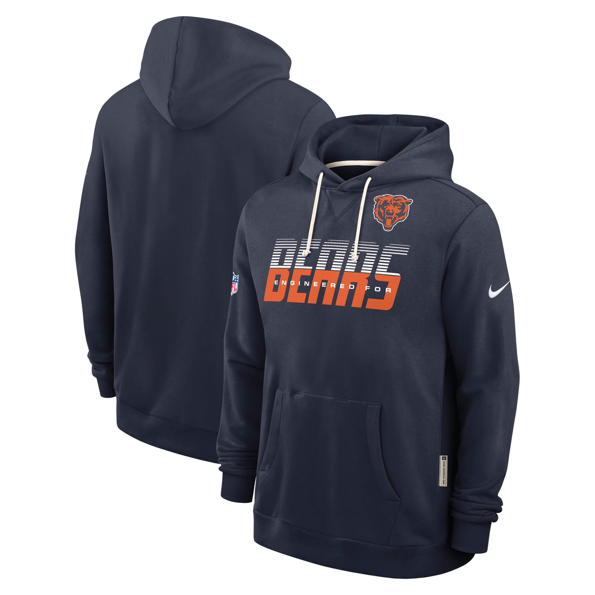 NFL Chicago Bears Nike 2026 Sideline Pullover Hoodie- Navy