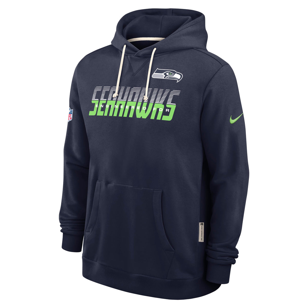 NFL Seattle Seahawks Nike 2026 Sideline Pullover Hoodie- Navy
