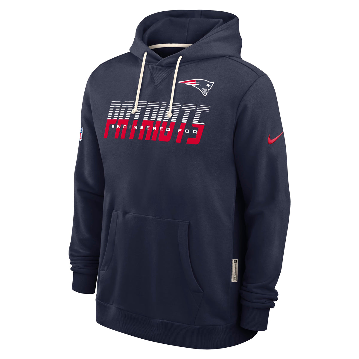 NFL New England Patriots Nike 2026 Sideline Pullover Hoodie- Navy