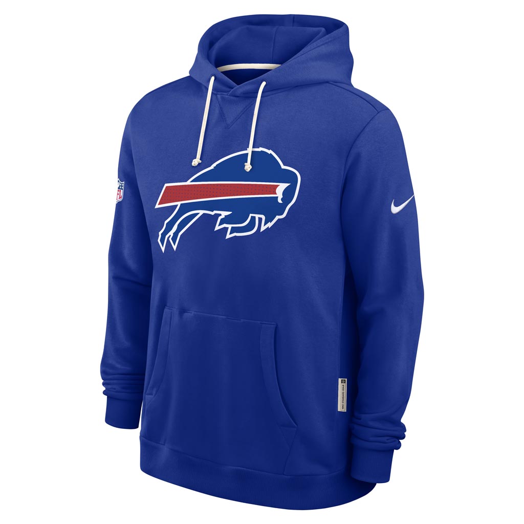 NFL Buffalo Bills Nike 2025 Sideline Standard Issue Pullover Hoodie - Blue