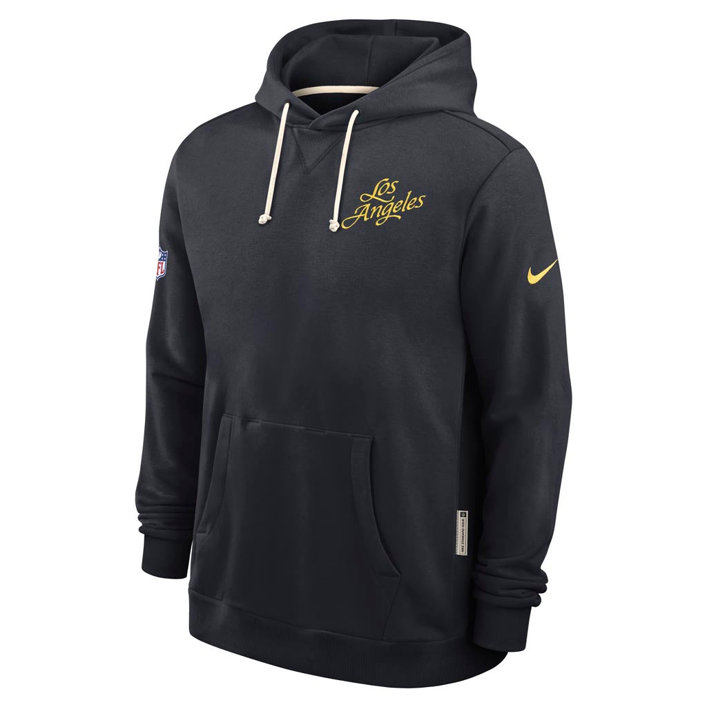 NFL Los Angeles Rams Nike Rivalries Sideline Pullover Hoodie - Navy
