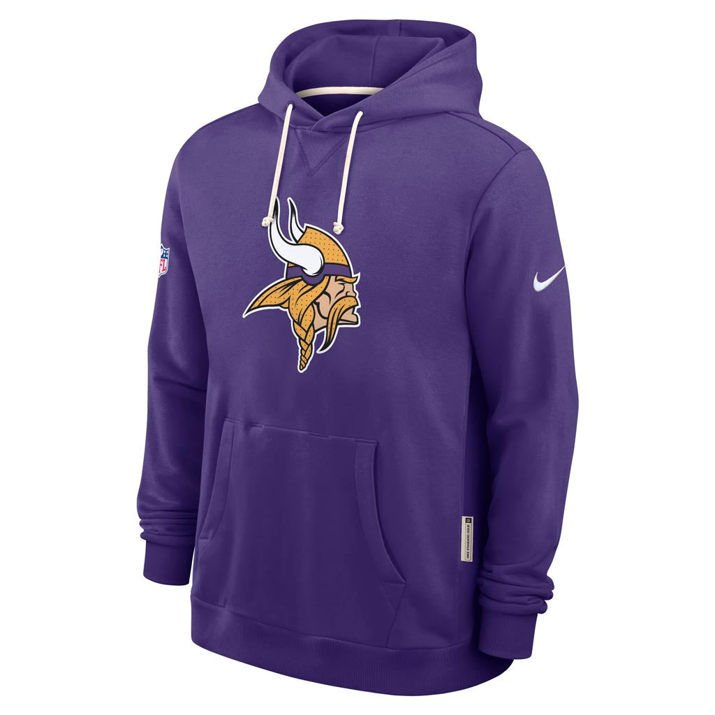 NFL Minnesota Vikings Nike 2025 Sideline Standard Issue Pullover Hoodie - Purple