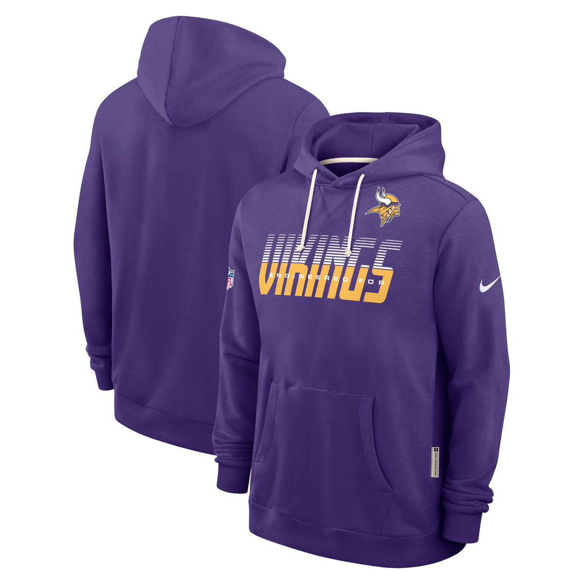 NFL Minnesota Vikings Nike 2026 Sideline Pullover Hoodie- Purple