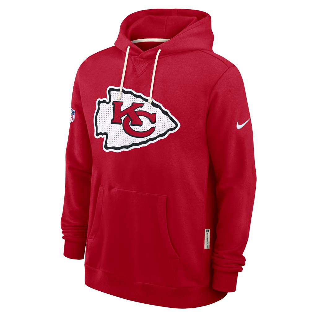 NFL Kansas City Chiefs Nike 2025 Sideline Standard Issue Pullover Hoodie - Red
