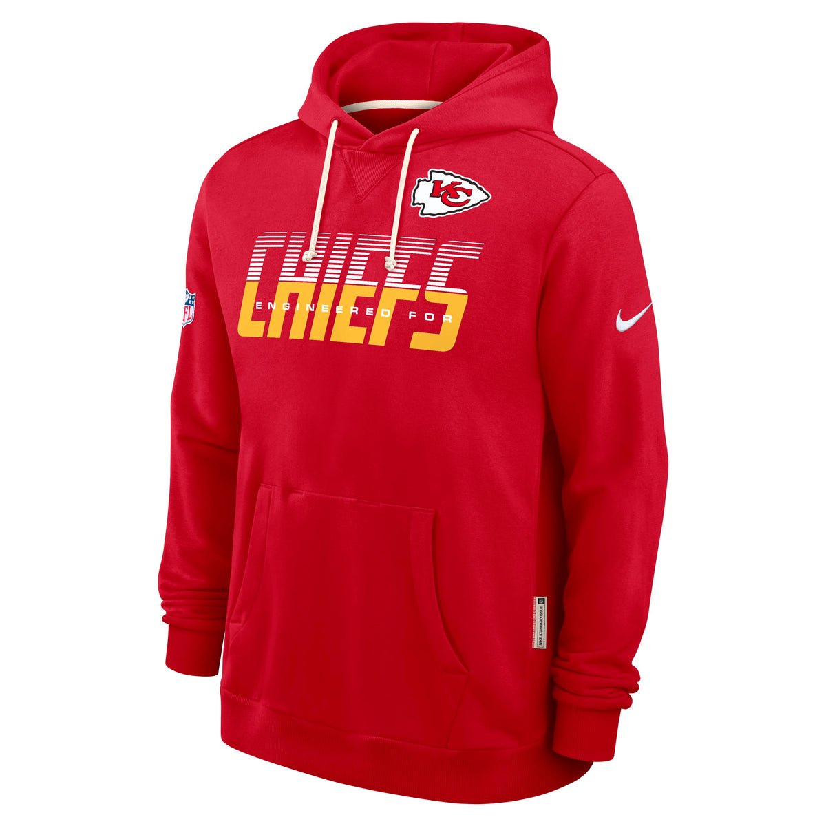 NFL Kansas City Chiefs Nike 2026 Sideline Pullover Hoodie- Red