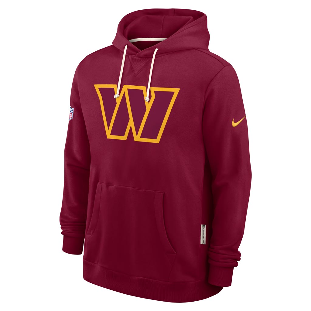 NFL Washington Commanders Nike 2025 Sideline Standard Issue Pullover Hoodie - Maroon