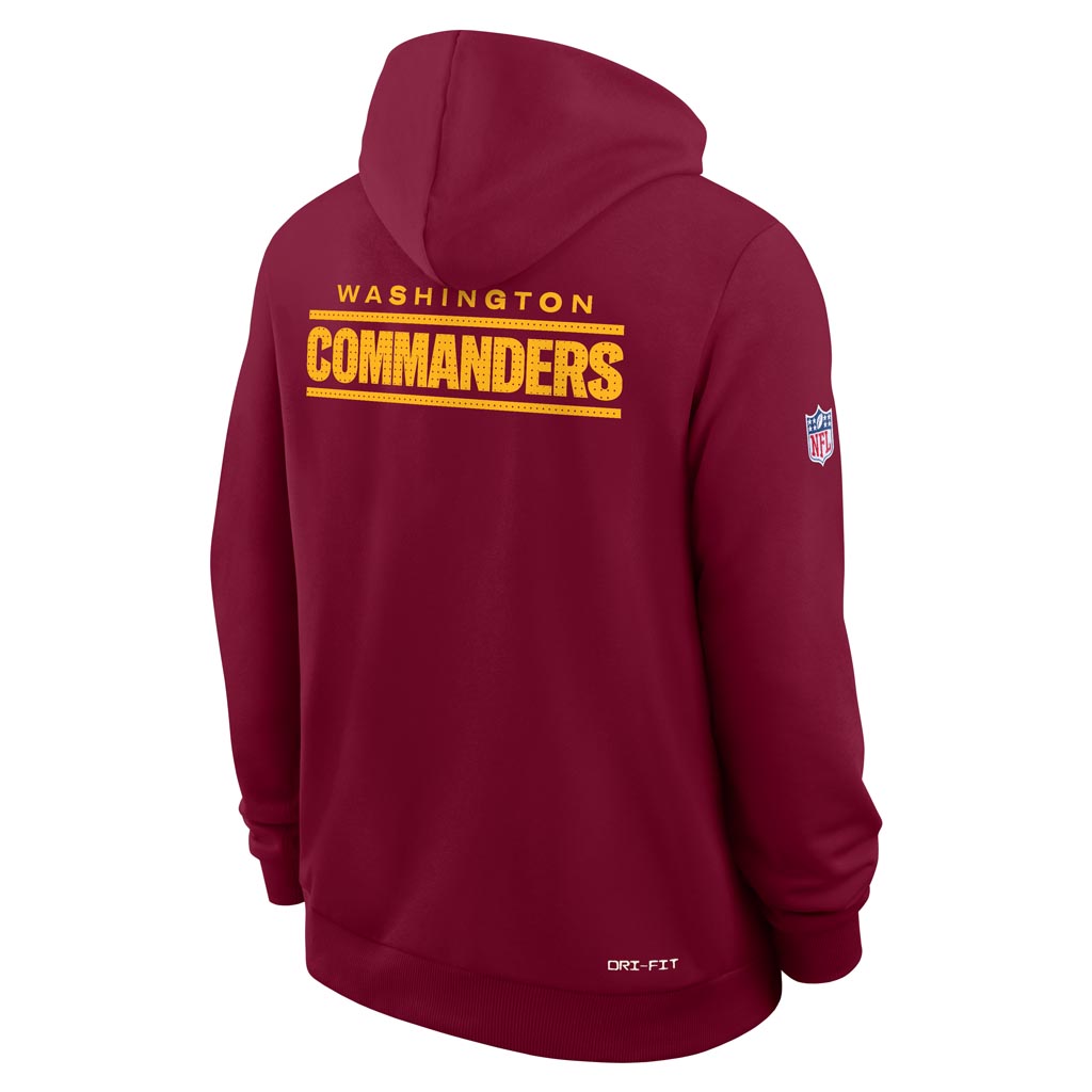 NFL Washington Commanders Nike 2025 Sideline Standard Issue Pullover Hoodie - Maroon