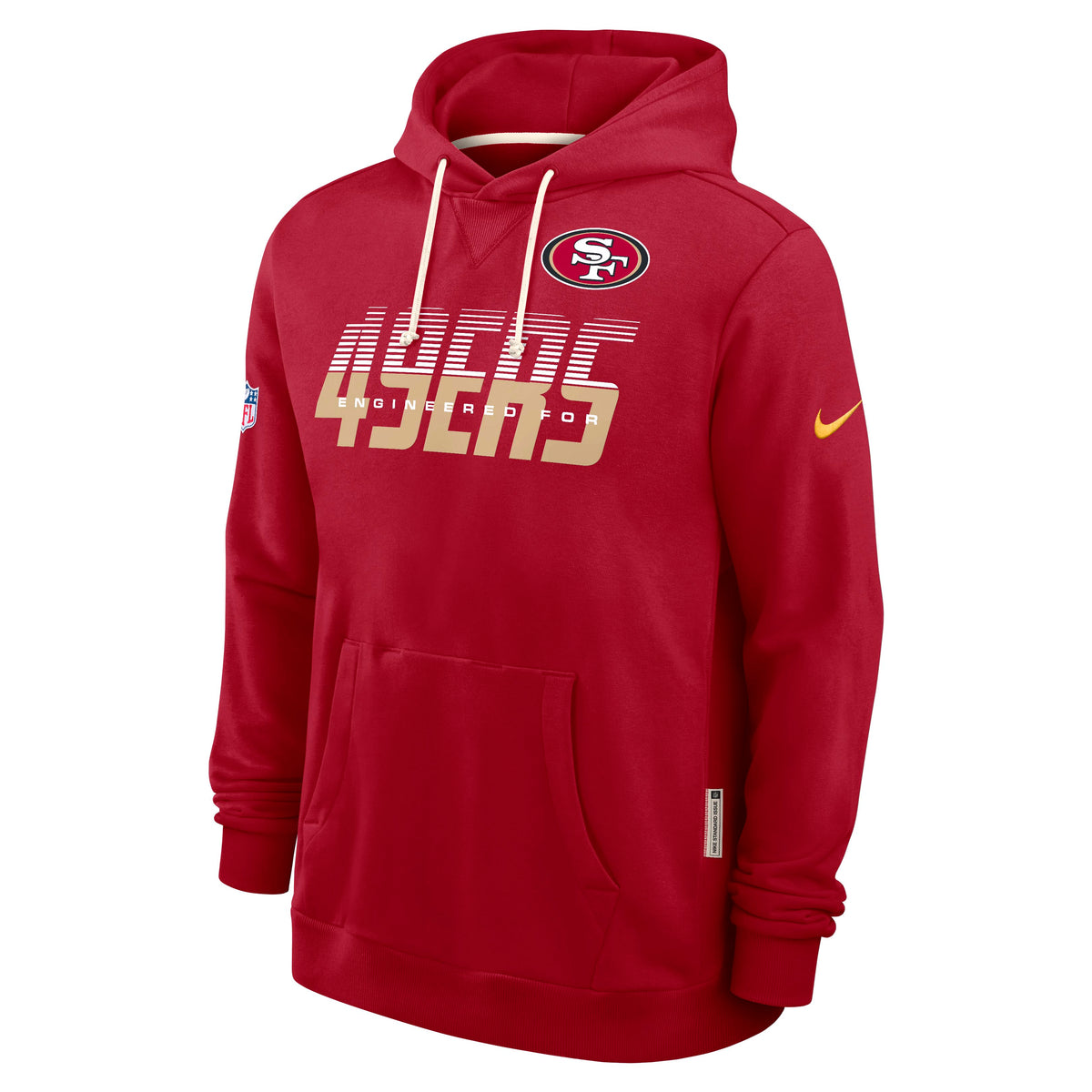 NFL San Francisco 49ers Nike 2026 Sideline Pullover Hoodie- Red