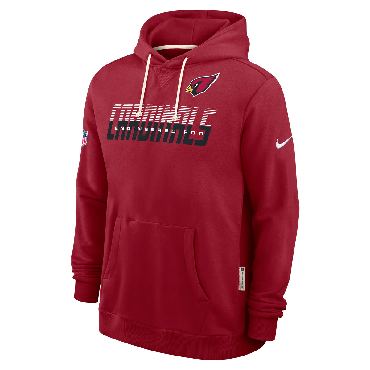 NFL Arizona Cardinals Nike 2026 Sideline Pullover Hoodie- Red