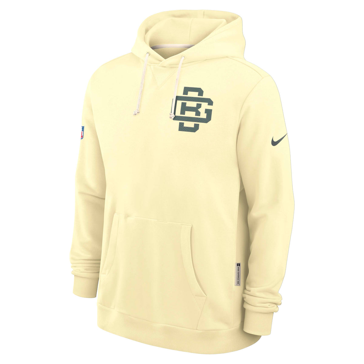 NFL Green Bay Packers Nike Rivalry Sideline Pullover Hoodie- Yellow