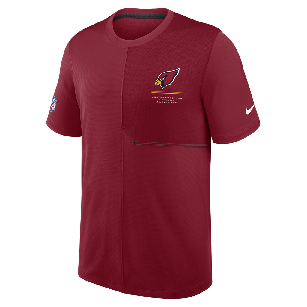 NFL Arizona Cardinals Nike Small Logo Dri-FIT Coaches Top - Red