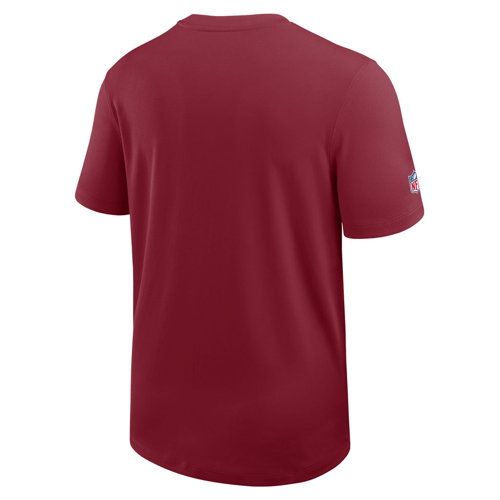 NFL Arizona Cardinals Nike Small Logo Dri-FIT Coaches Top - Red