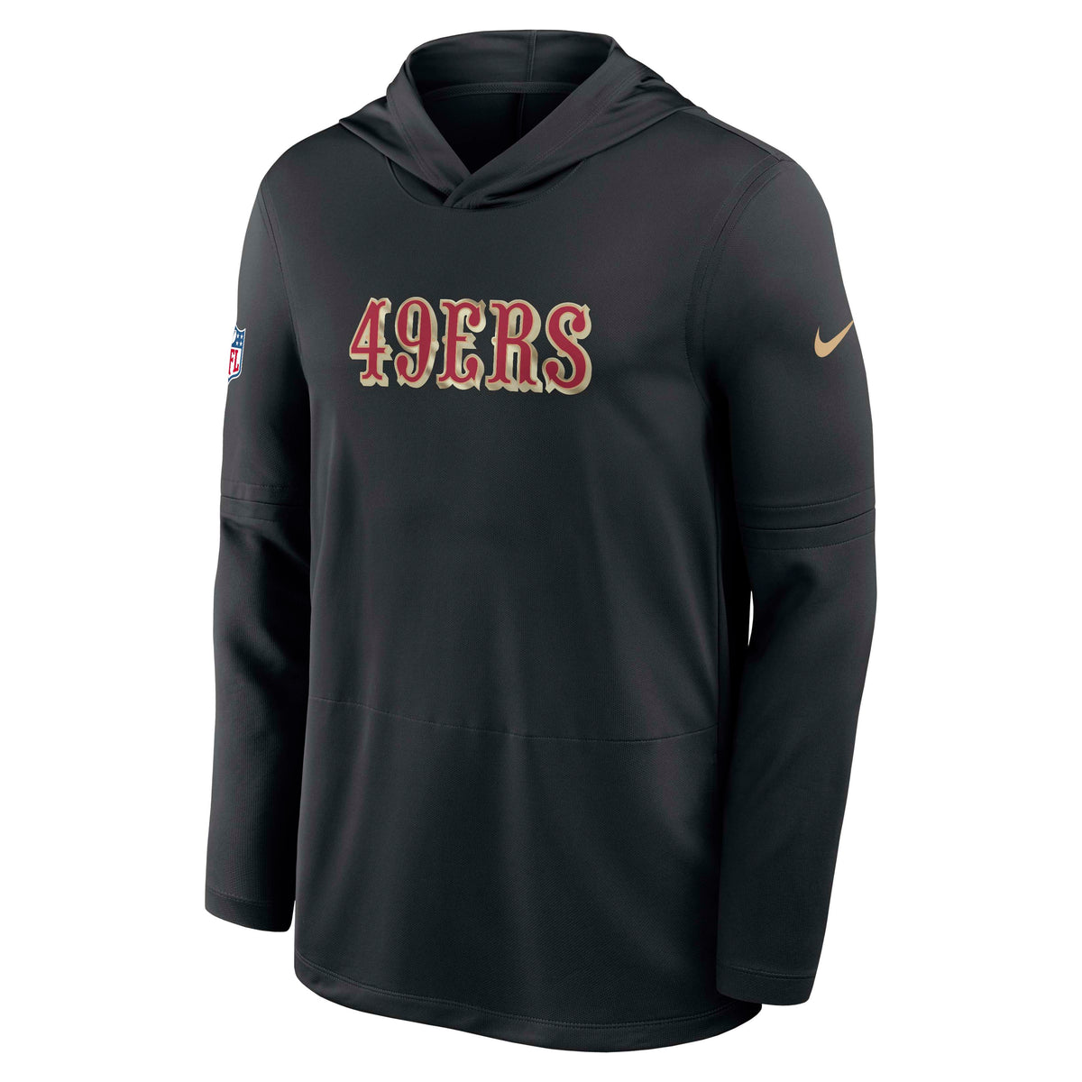 NFL San Francisco 49ers Nike Rivalry Lightweight Hoodie- Black