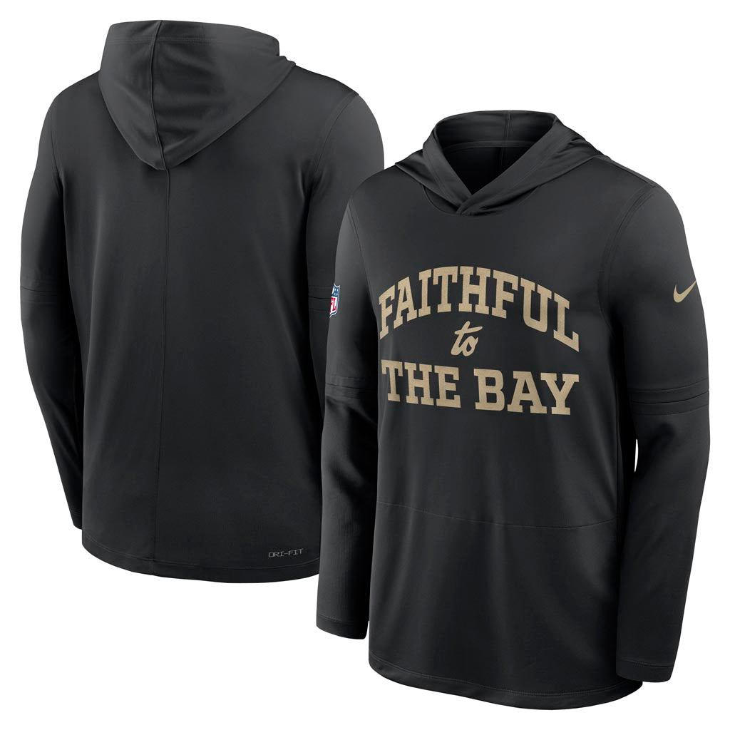 NFL San Francisco 49ers Nike Rivalries Lightweight Hoodie - Black