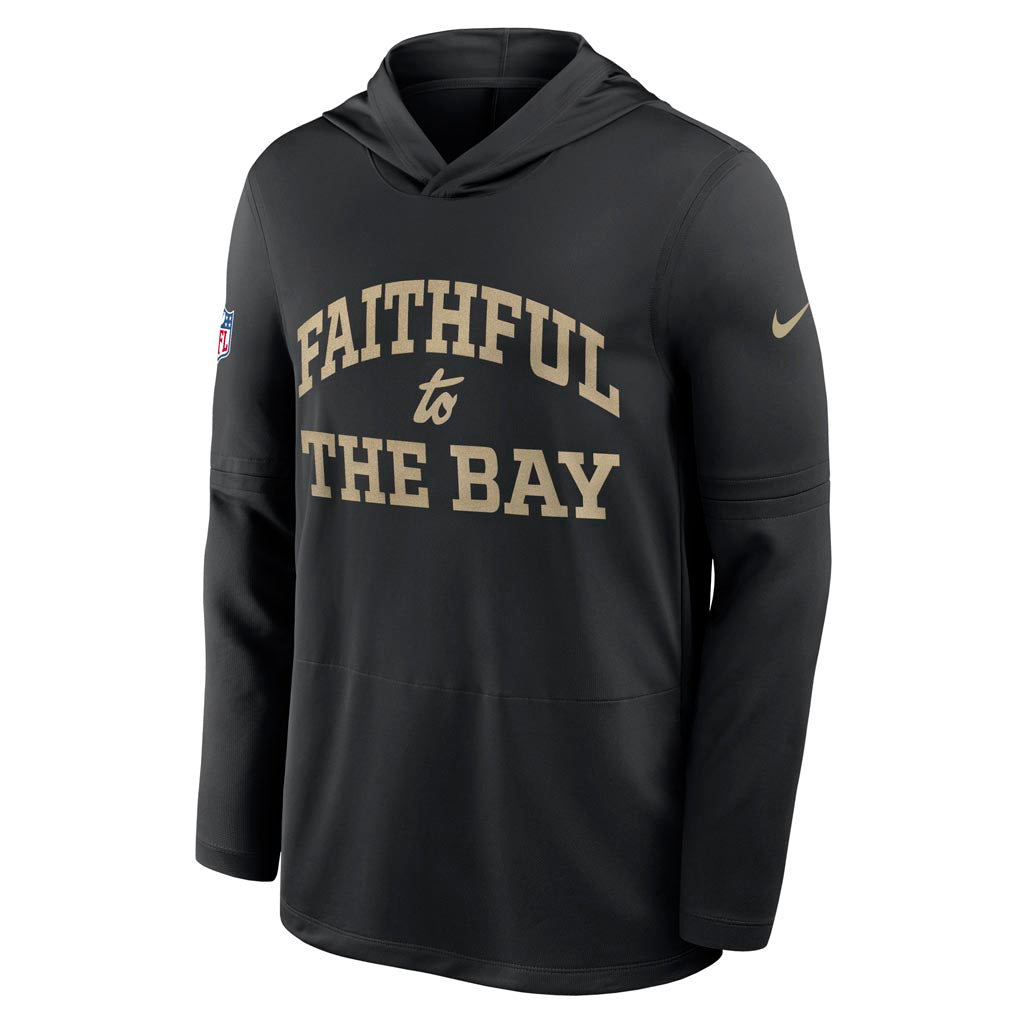 NFL San Francisco 49ers Nike Rivalries Lightweight Hoodie - Black