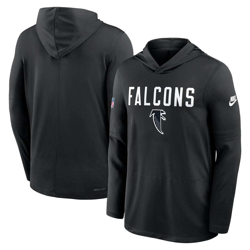 NFL Atlanta Falcons Nike 2025 Sideline Alt Lightweight Hoodie - Black