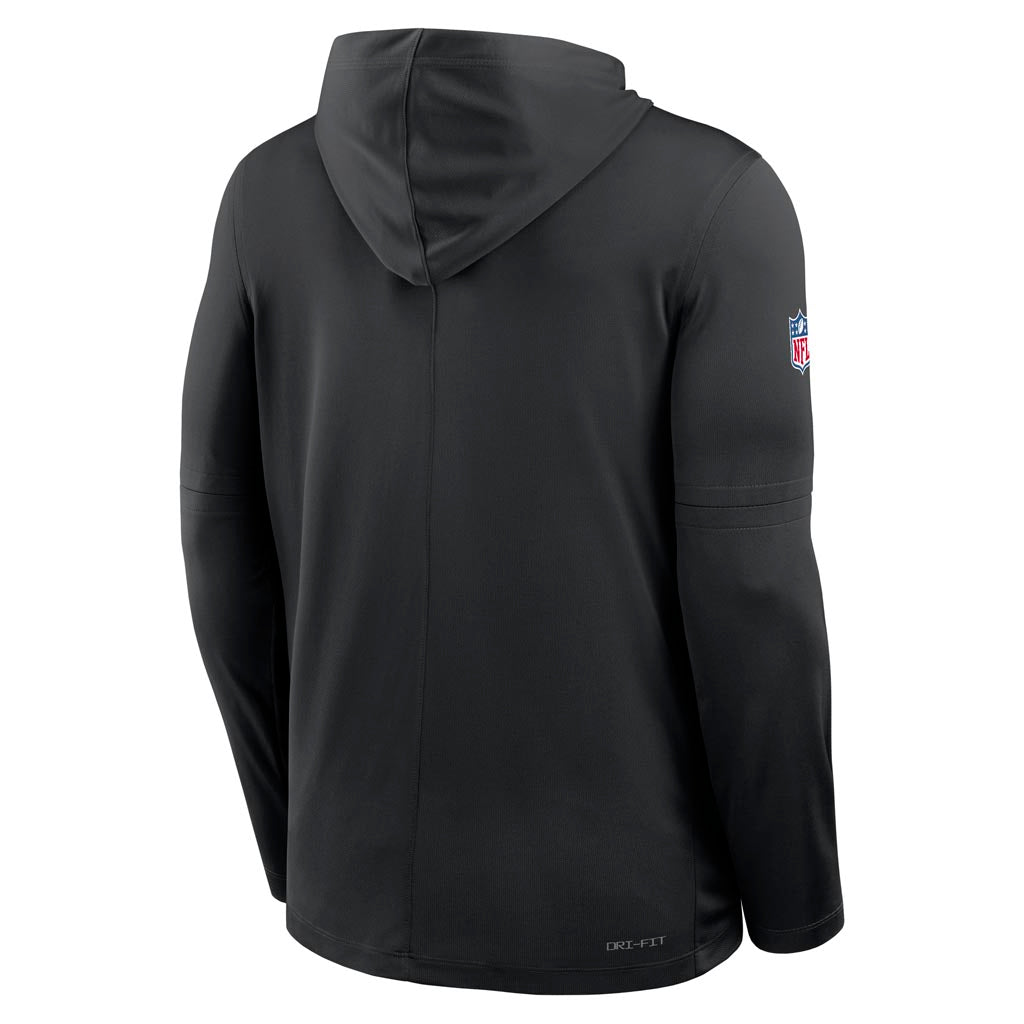 NFL Atlanta Falcons Nike 2025 Sideline Alt Lightweight Hoodie - Black