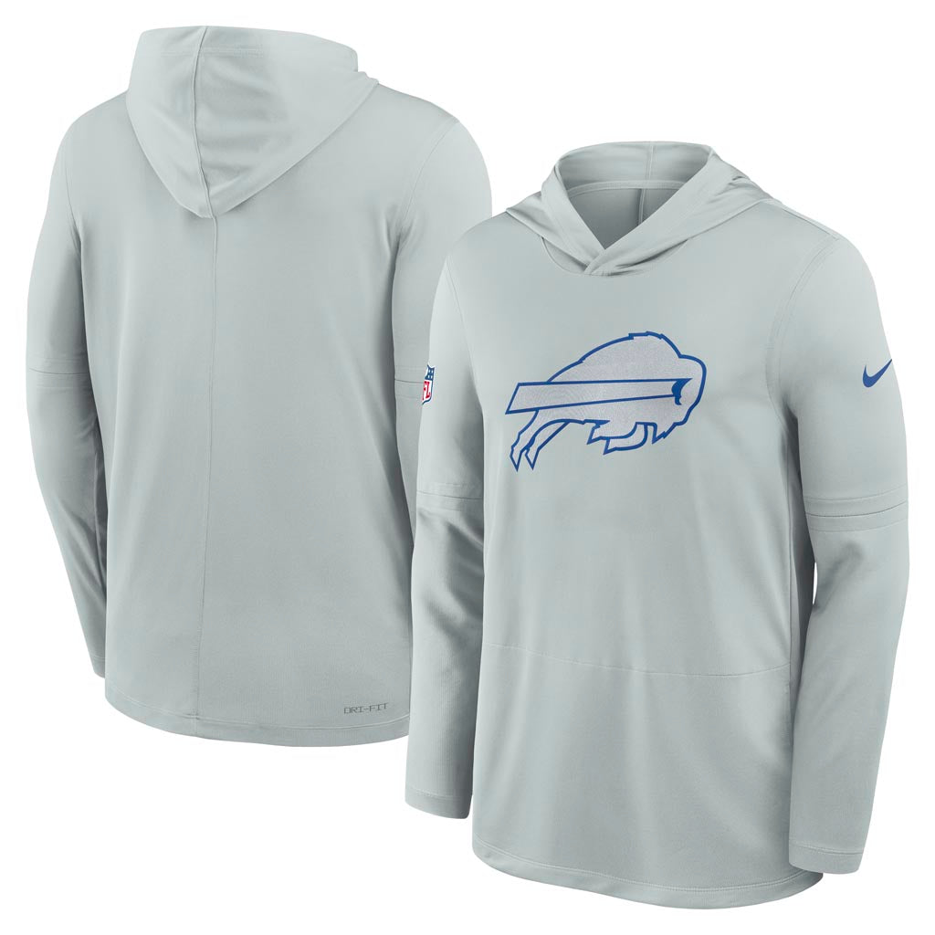 NFL Buffalo Bills Nike Rivalries Lightweight Hoodie - Gray