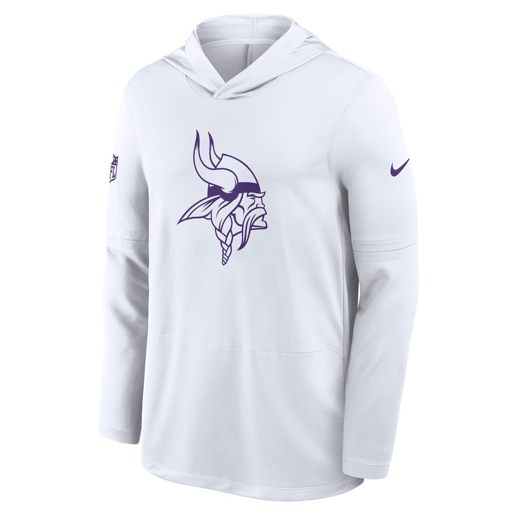 NFL Minnesota Vikings Nike 2025 Sideline Alt Lightweight Hoodie - White