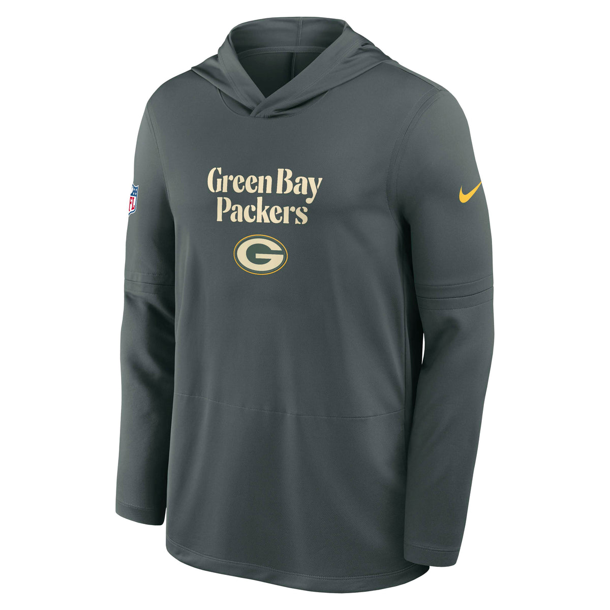 NFL Green Bay Packers Nike Rivalry Lightweight Hoodie- Green