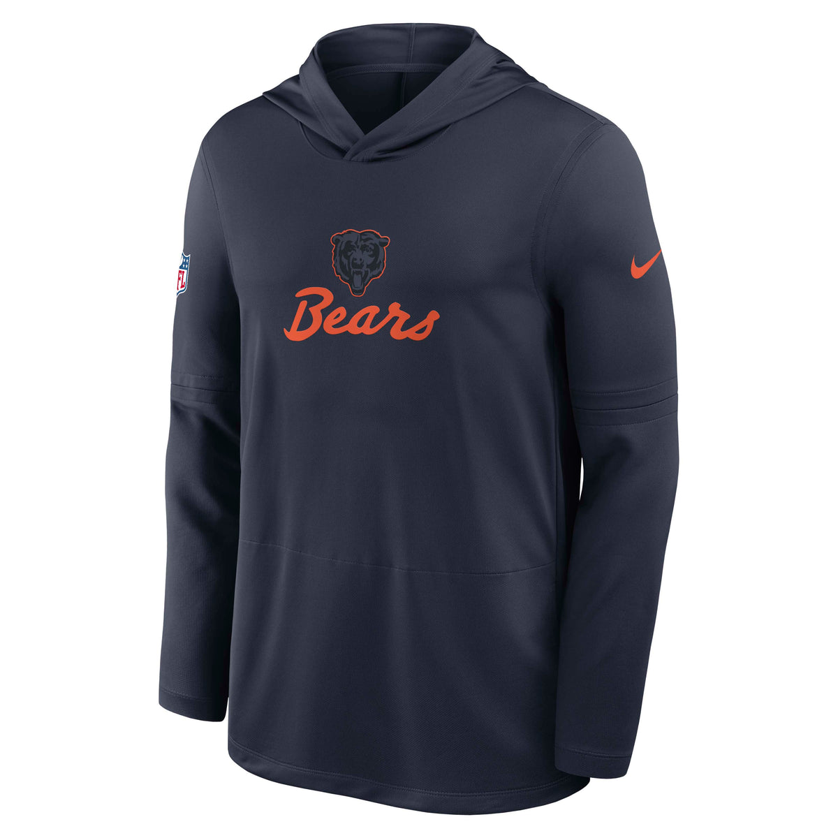 NFL Chicago Bears Nike Rivalry Lightweight Hoodie- Navy