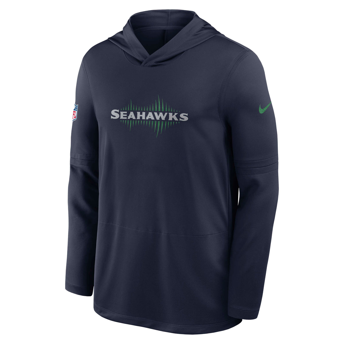 NFL Seattle Seahawks Nike Rivalry Lightweight Hoodie- Navy