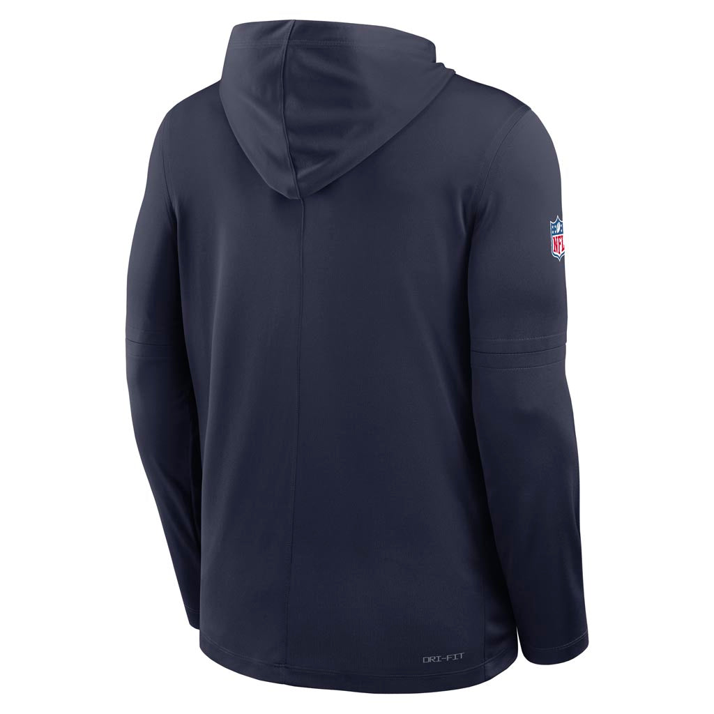 NFL Dallas Cowboys Nike 2025 Sideline Lightweight Hoodie - Navy