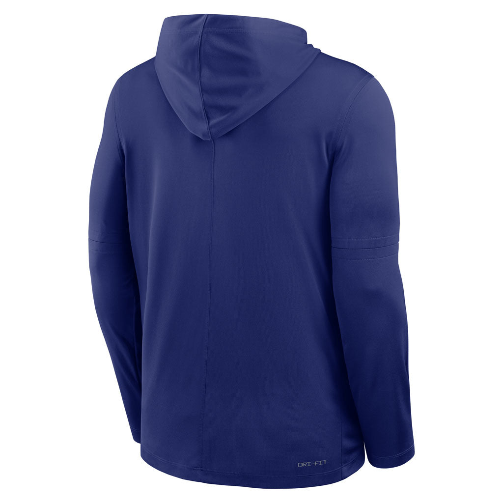 MLB Los Angeles Dodgers Nike 2026 Authentic Collection Lightweight Hoodie Top - Blue