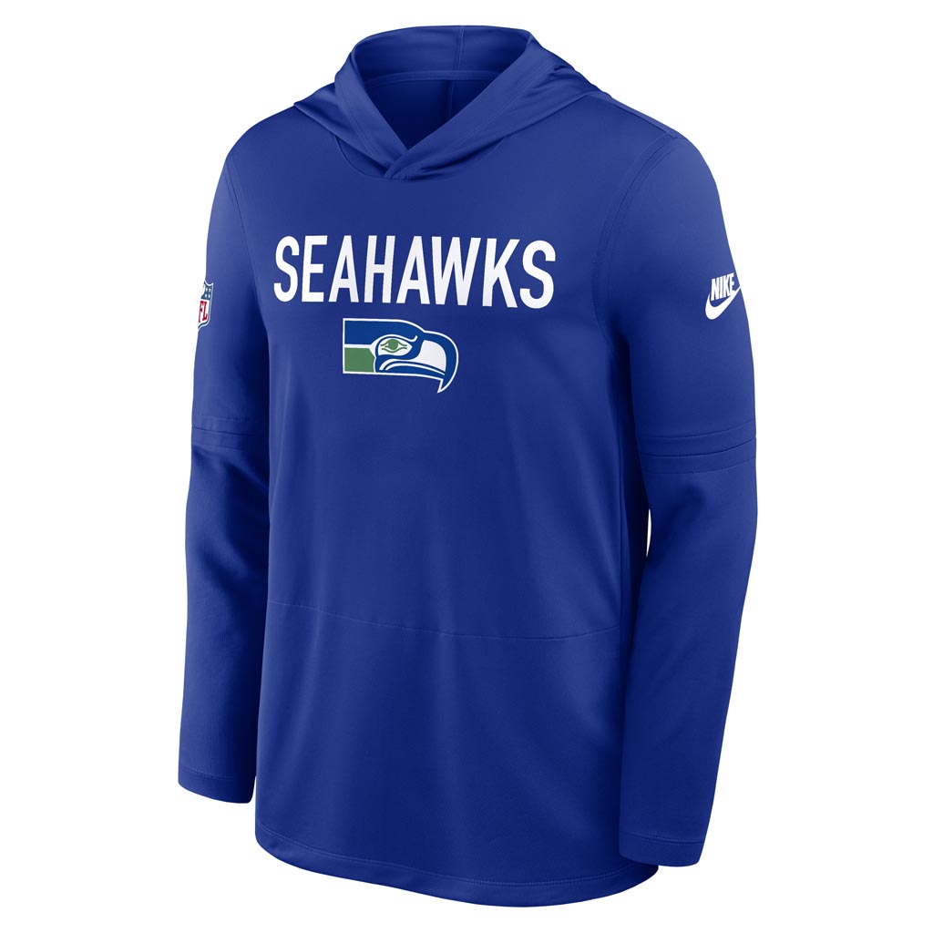 NFL Seattle Seahawks Nike 2025 Sideline Alt Lightweight Hoodie - Blue