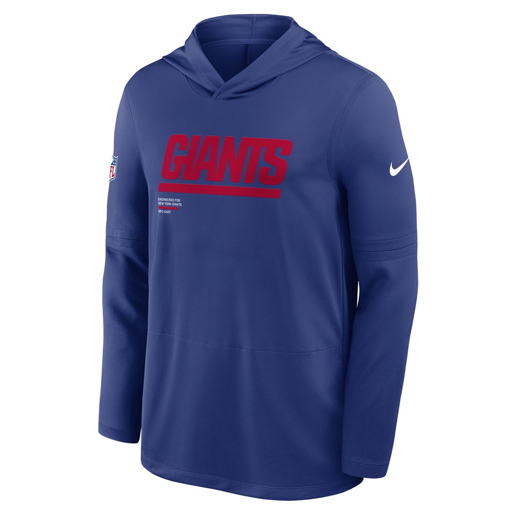 NFL New York Giants Nike 2025 Sideline Lightweight Hoodie - Blue