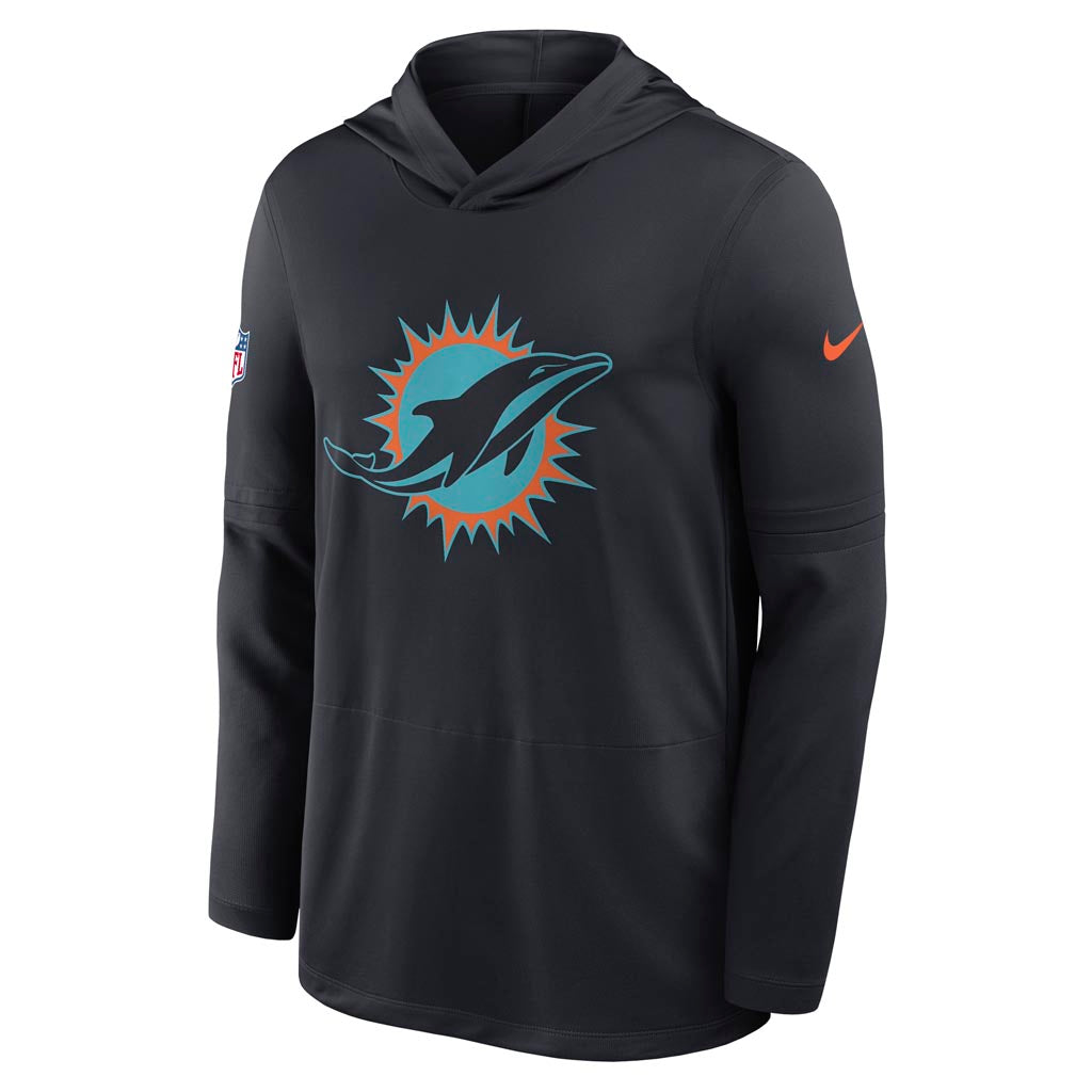 NFL Miami Dolphins Nike Rivalries Lightweight Hoodie - Navy