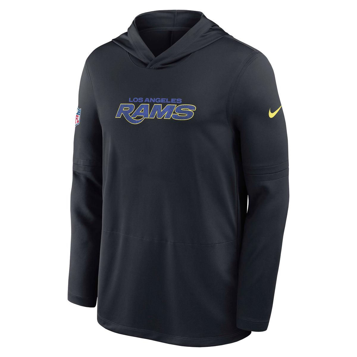 NFL Los Angeles Rams Nike Rivalry Lightweight Hoodie- Black