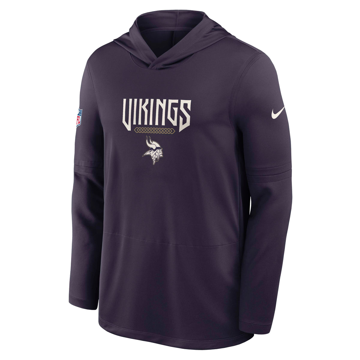 NFL Minnesota Vikings Nike Rivalry Lightweight Hoodie- Purple