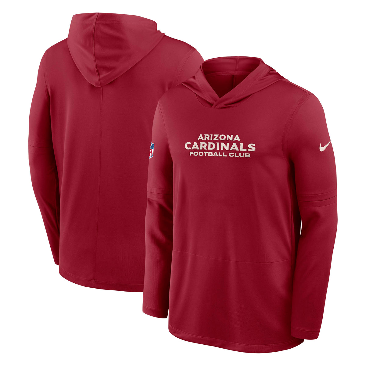 NFL Arizona Cardinals Nike Rivalry Lightweight Hoodie- Red