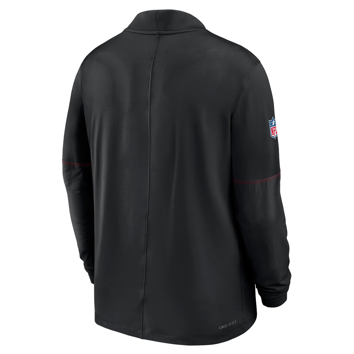 NFL Arizona Cardinals Nike Midweight Half-Zip Jacket Top- Black