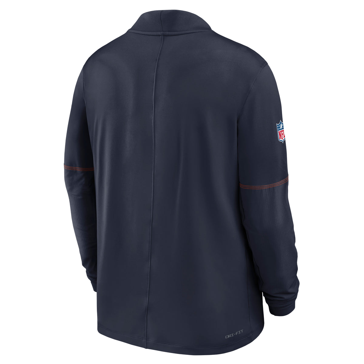 NFL Chicago Bears Nike Midweight Half-Zip Jacket Top- Navy